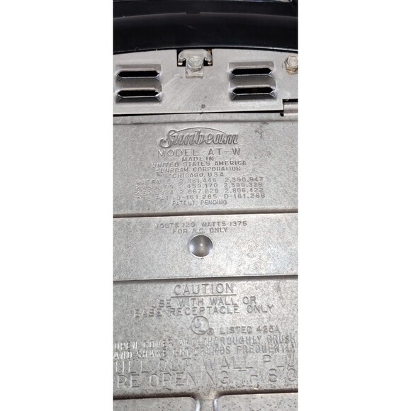 Vtg Sunbeam Toaster Model AT-W RADIANT CONTROL MADE IN USA "TESTED WORKS" Video - Picture 11 of 12